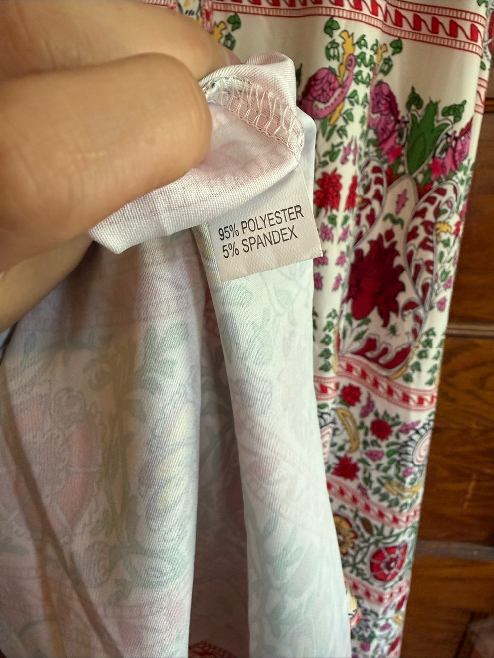 DALIA MACPHEE Sleeveless Button Down Belted Maxi Dress Floral Pattern US M - Picture 5 of 9